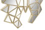 DKD Home Decor Decoración de Pared de Resina Mariposa Dorado