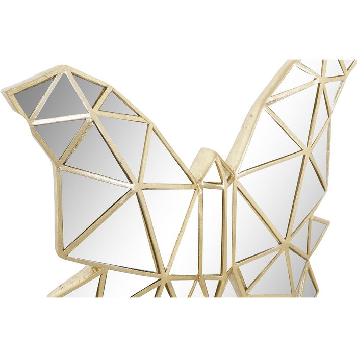DKD Home Decor Decoración de Pared Mariposa Dorada Resina Cristal 4 x 28.5 x 29.5 cm DKD Home Decor Decoración de Pared Mariposa Dorada Resina Cristal 4 x 28.5 x 29.5 cm