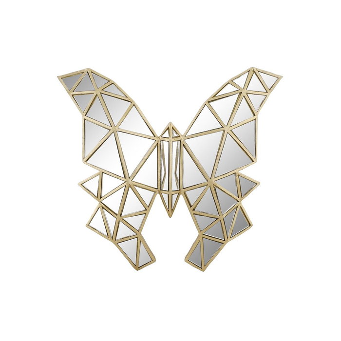DKD Home Decor Decoración de Pared Mariposa Dorada Resina Cristal 4 x 28.5 x 29.5 cm DKD Home Decor Decoración de Pared Mariposa Dorada Resina Cristal 4 x 28.5 x 29.5 cm