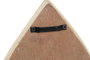 DKD Home Decor Set de 2 Decoraciones de Pared de Bambú Diseño Abanico