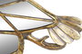 DKD Home Decor Decoración de Pared Dorado Resina Espejo Pato 3 x 37 x 38 cm