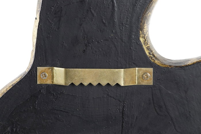 DKD Home Decor Decoración de Pared Dorado Resina Espejo Pato 3 x 37 x 38 cm