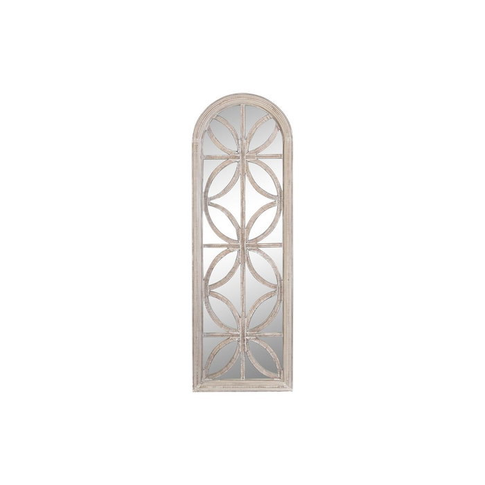 DKD Home Decor Espejo de Ventana Decapé Blanco 60x180 cm
