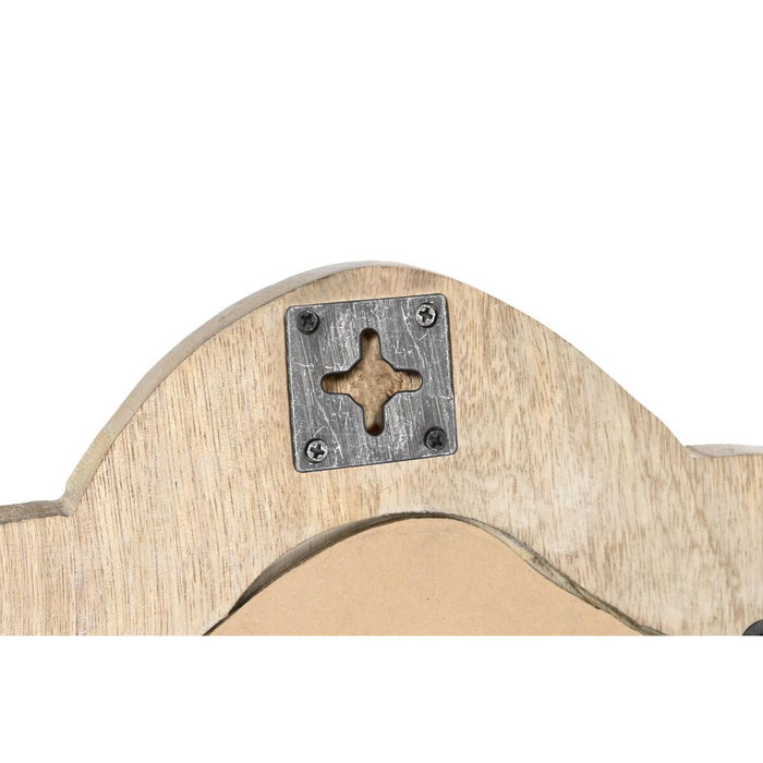 DKD Home Decor Espejo Hamsa Blanco de Madera de Mango DKD Home Decor Espejo Hamsa Blanco de Madera de Mango