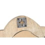 DKD Home Decor Espejo Hamsa Blanco de Madera de Mango