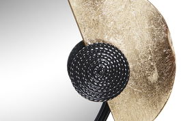 DKD Home Decor Espejo Moderno Negro Dorado 83 x 5 x 54 cm