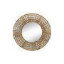 DKD Home Decor Espejo Marron Ratán 60 x 60 x 6 cm