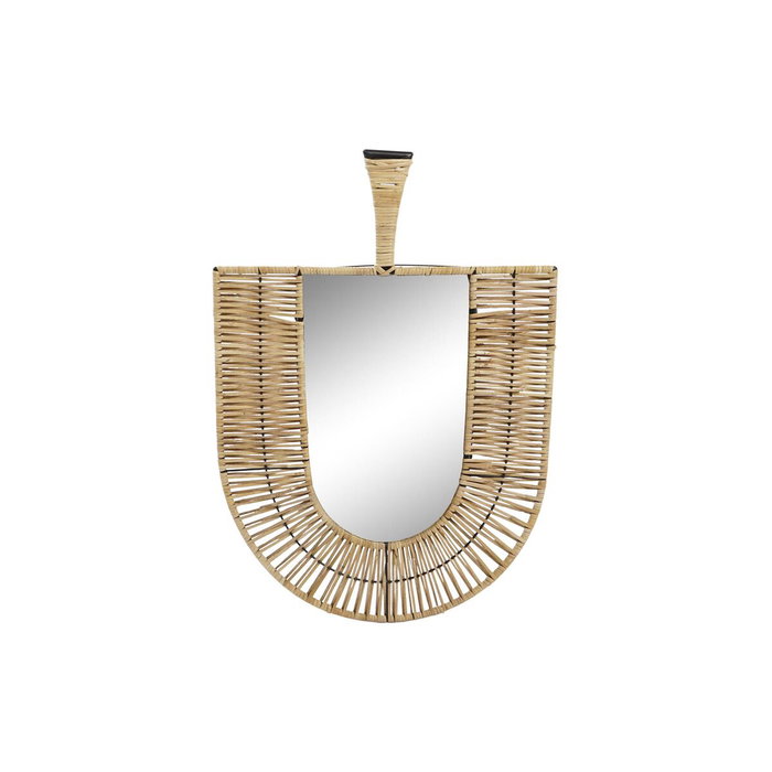 DKD Home Decor Espejo Tropical Marron Ratan 52 x 72 x 2.5 cm DKD Home Decor Espejo Tropical Marron Ratan 52 x 72 x 2.5 cm