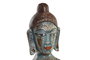 DKD Home Decor Figura Buda Oriental Verde y Azul Mango y Hierro 9 x 47 x 18 cm (2 Unidades)