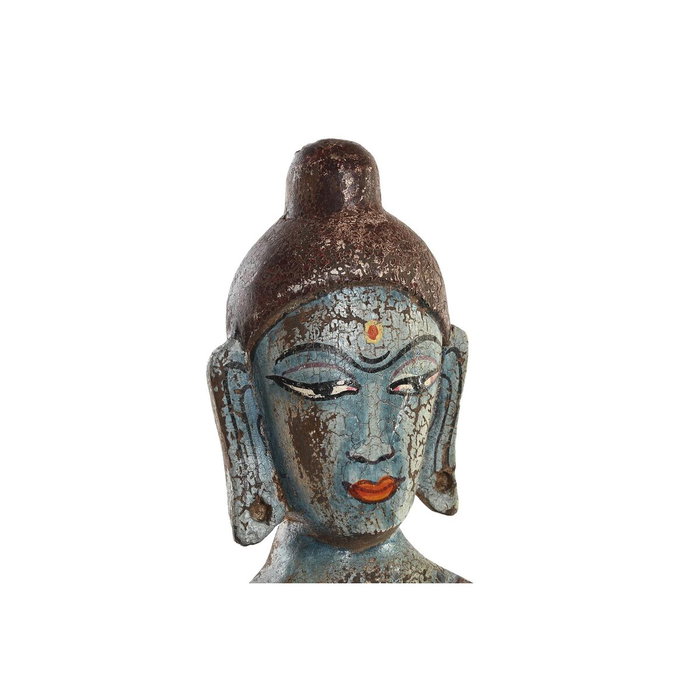 DKD Home Decor Figuras de Buda en Mango y Hierro, Surtido de 2 Unidades, Verde y Azul DKD Home Decor Figuras de Buda en Mango y Hierro, Surtido de 2 Unidades, Verde y Azul