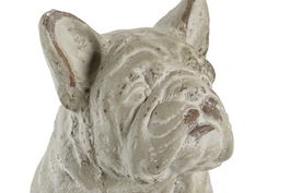 DKD Home Decor Figura Perro Resina Gris 39 x 28.5 x 19 cm