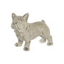 DKD Home Decor Figura de Perro en Resina Gris con Acabado Envejecido