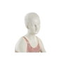 DKD Home Decor Figura de Bailarina en Resina, Surtido de 2 Unidades, Rosa y Blanco