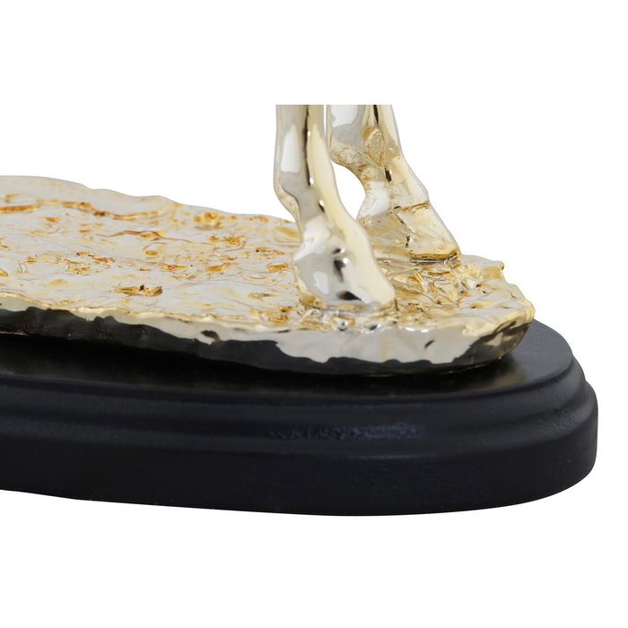DKD Home Decor Figura de Caballo Metalizado Dorado en Resina