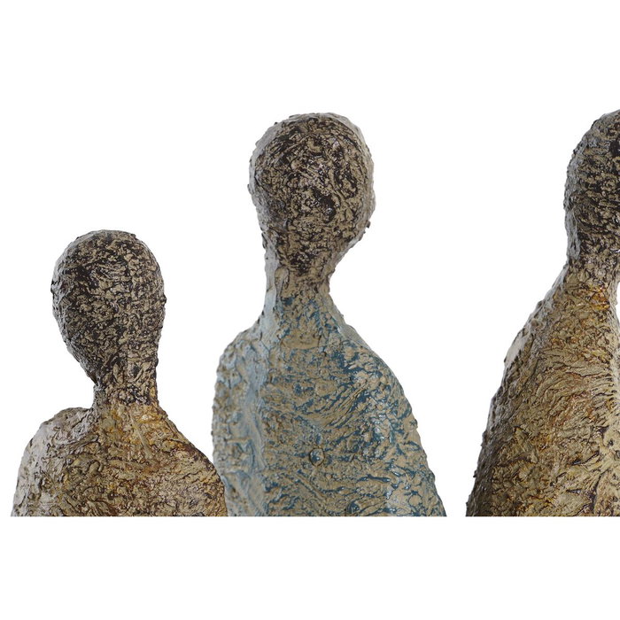 DKD Home Decor Figura de Resina Africanas Multicolor