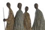 DKD Home Decor Figura de Resina Africanas Multicolor