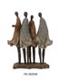 DKD Home Decor Figura de Resina Africanas Multicolor