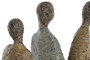 DKD Home Decor Figura de Resina Africanas Multicolor