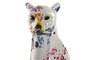 DKD Home Decor Figura de Leopardo Multicolor en Resina