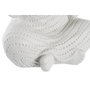 DKD Home Decor Figura Magnesia Monje Surtido de 2 Unidades Blanco