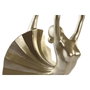 DKD Home Decor Figura de Bailarina en Resina Dorado y Negro