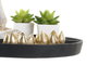DKD Home Decor Figura de Resina Jardín Zen Surtido de 2 Unidades