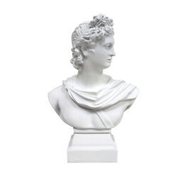 DKD Home Decor Figura de Apolo Blanco en Resina