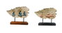 DKD Home Decor Figura de Buda en Resina y Metal, Surtido de 2 Unidades