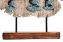DKD Home Decor Figura de Buda en Resina y Metal, Surtido de 2 Unidades