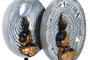 DKD Home Decor Figura de Budas de Resina y Metal, Surtido de 2 Unidades