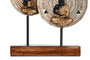DKD Home Decor Figura de Budas de Resina y Metal, Surtido de 2 Unidades