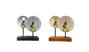 DKD Home Decor Figura de Budas de Resina y Metal, Surtido de 2 Unidades