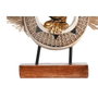 DKD Home Decor Figura de Buda en Resina y Yute, Pack de 2 unidades