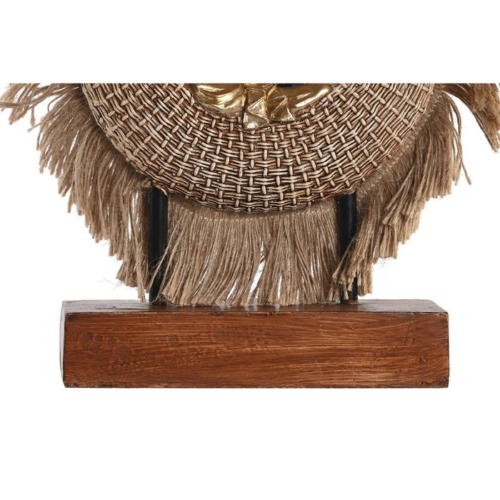 DKD Home Decor Figura Buda de Resina y Yute Surtido de 2 Unidades