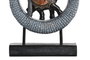 DKD Home Decor Figura de Elefante en Resina y Metal, Surtido de 2 Piezas