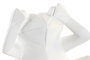 DKD Home Decor Figura de Resina Rana Surtido de 3 Unidades Blanco