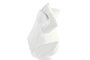 DKD Home Decor Figura de Resina Rana Surtido de 3 Unidades Blanco