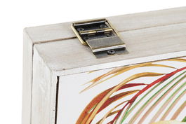 DKD Home Decor Tropical Tapa Contador Multicolor Blanco 6 x 31.5 x 46.5 cm (2 Unidades)