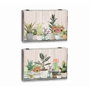DKD Home Decor Tapa Contador MDF 46,5x6x31,5 para Macetas Surtido de 2 Unidades