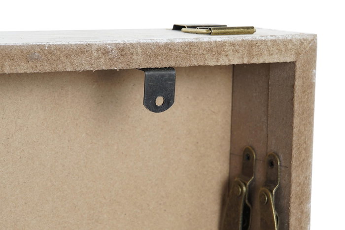 DKD Home Decor Tapa Contador Indio Turquesa Multicolor MDF 6 x 31.5 x 46.5 cm (2 Unidades)