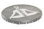 DKD Home Decor Soporte Incienso Arabe Plateado Madera y Aluminio 10x1x10 cm