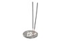 DKD Home Decor Soporte Incienso Arabe Plateado Madera y Aluminio 10x1x10 cm
