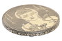DKD Home Decor Soporte Incienso Arabe Gold Buddha Madera Aluminio Champan 10 x 10 x 1 cm