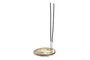 DKD Home Decor Soporte Incienso Arabe Gold Buddha Madera Aluminio Champan 10 x 10 x 1 cm