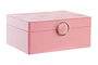 DKD Home Decor Joyero Glam Rosa 13 x 8.5 x 17 cm