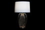 DKD Home Decor Lámpara Sobremesa Moderno Dorado Plateado Blanco Metal Poliéster 35 x 63 x 35 cm (2 Unidades)