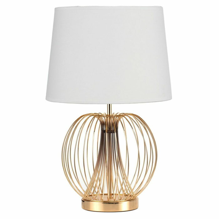 DKD Home Decor Lámpara de Sobremesa Metal Surtido de 2 Unidades (Dorado, Plateado, Blanco) de 32,5x32,5x52 cm DKD Home Decor Lámpara de Sobremesa Metal Surtido de 2 Unidades (Dorado, Plateado, Blanco) de 32,5x32,5x52 cm