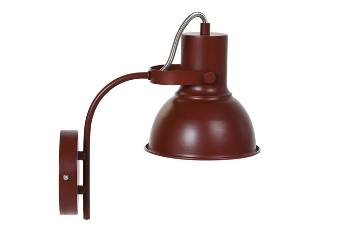 DKD Home Decor Lámpara Aplique Loft Negro Rojo Metal 26 x 28 x 16.5 cm (2 Unidades)