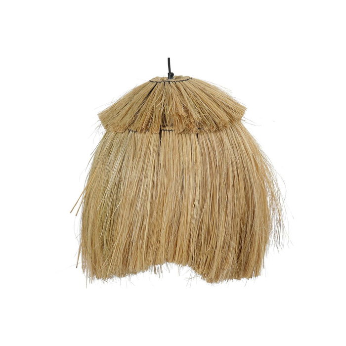 DKD Home Decor Lámpara de Techo de Yute y Metal Natural 45x45x55 cm