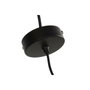 DKD Home Decor Lámpara de Techo de Yute y Metal Natural 45x45x55 cm